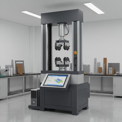 Mesin Uji Tarik dengan Rentang Gaya Uji 0,5-500kN, Akurasi Kecepatan Uji ±0,5%, dan Lebar Uji Maksimum 650mm untuk Analisis Material