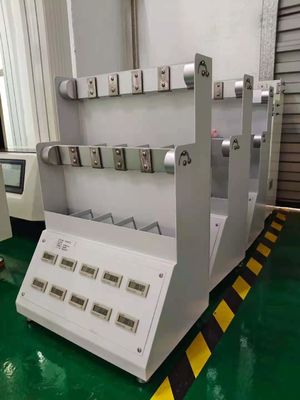 10 Station Adhesive Tape Holding Force Test Machine dengan Pengatur Waktu Suhu Kamar
